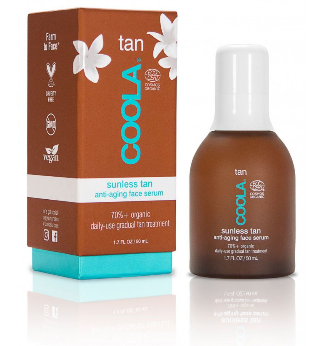 Image of Coola Sunless Tan Anti-Aging Face Serum (50ml)