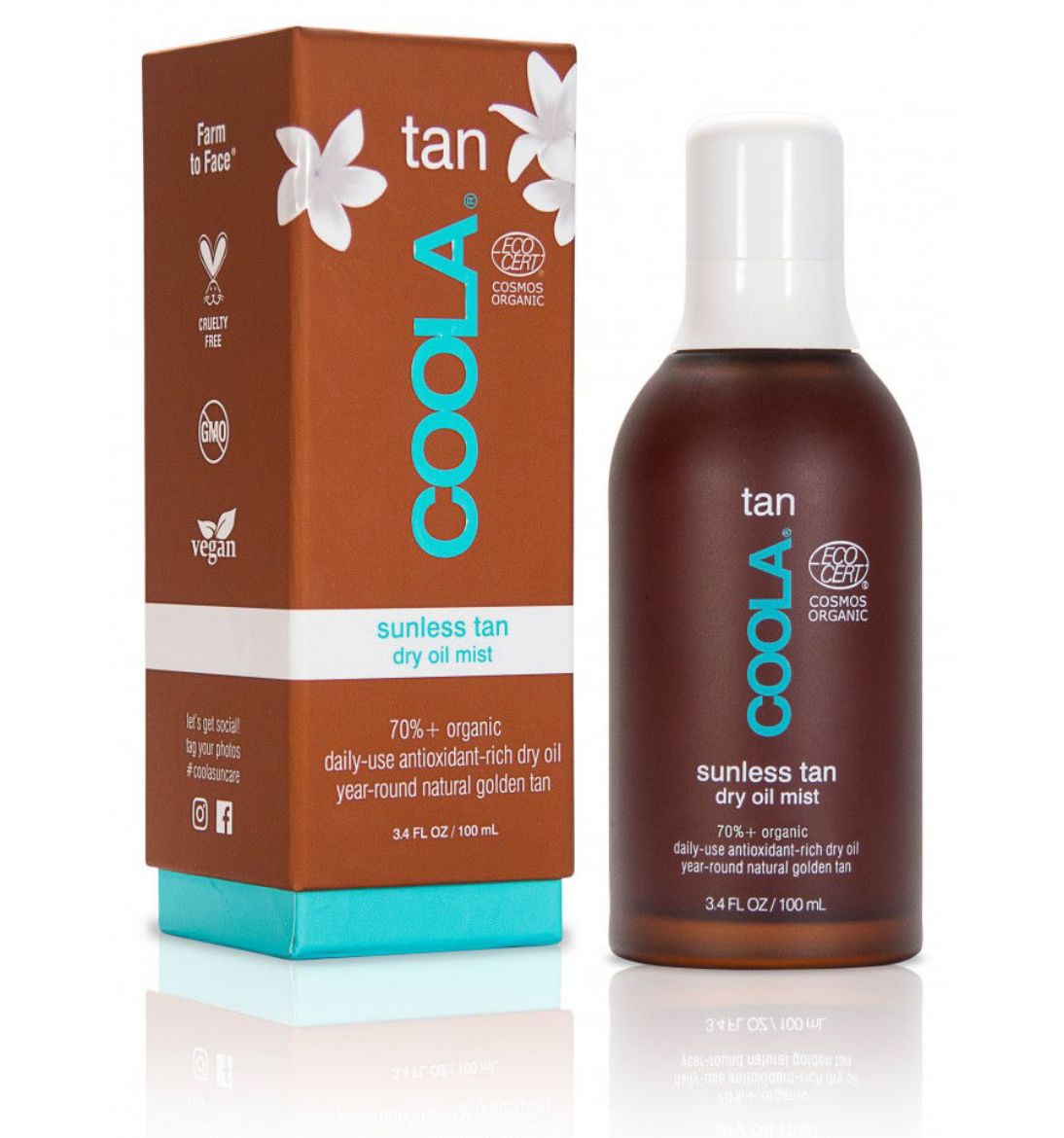 Image of Coola Sunless Tan Dry Oil Body (100ml)