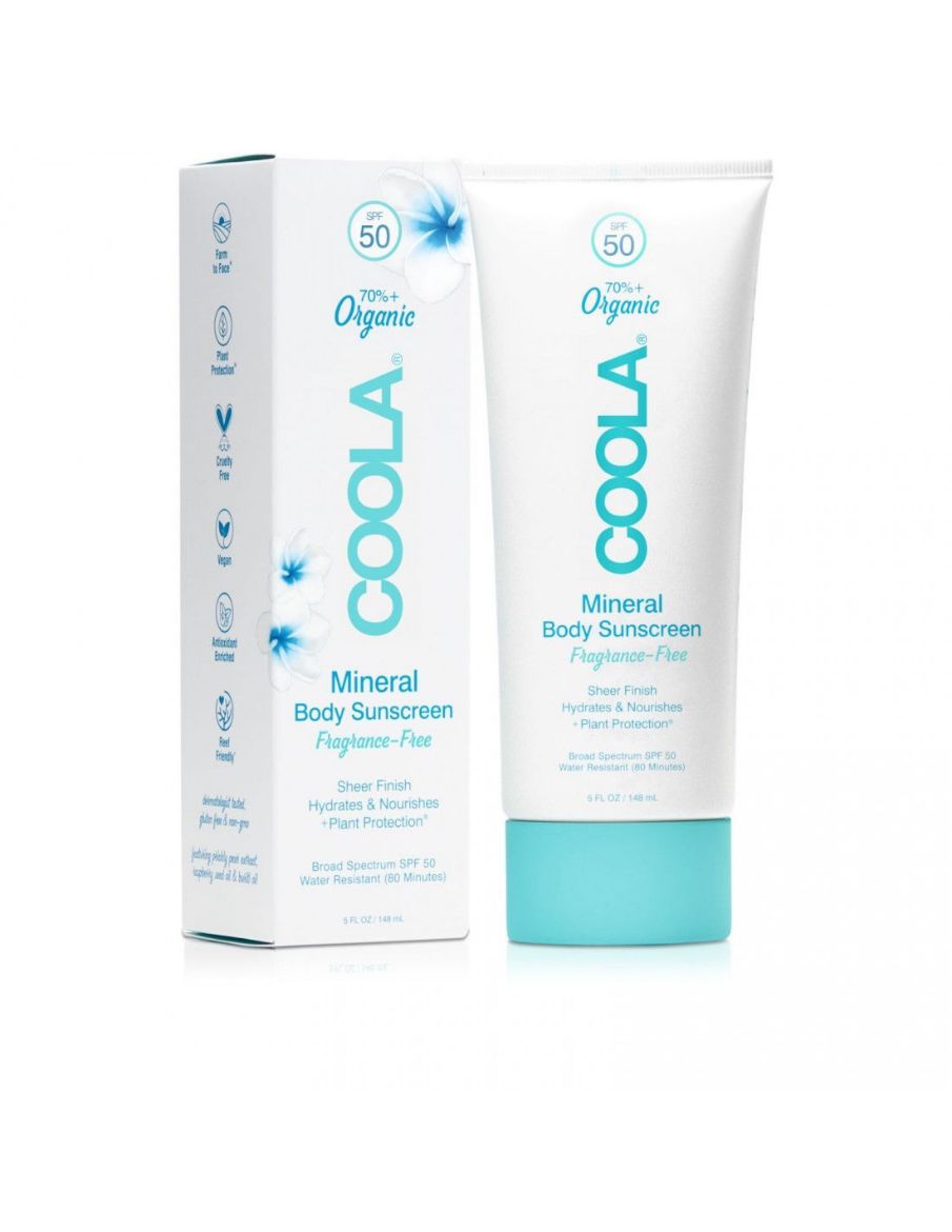 Image of Coola Mineral Body Sunscreen Fragrance Free SPF 50 (148ml)