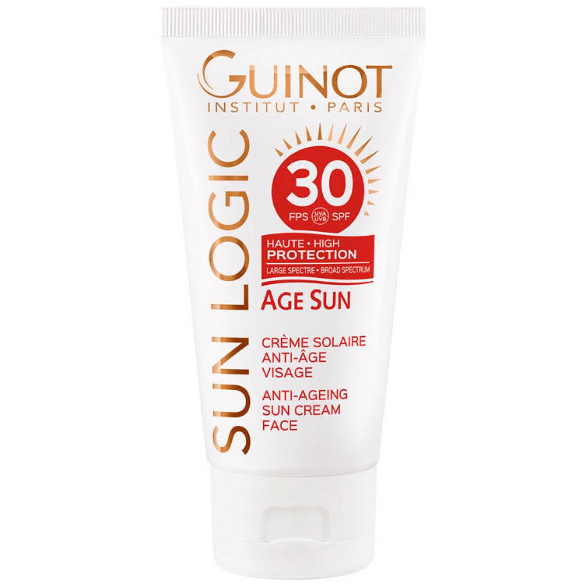 Image of Guinot Anti-Ageing Sun Cream SPF 30 (50ml)