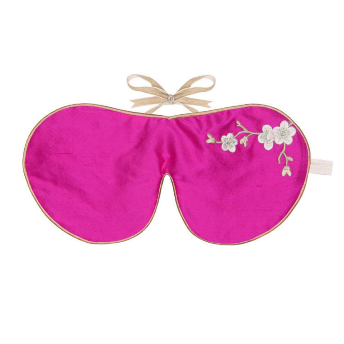 Image of Holistic Silk Lavendel Augenmaske Pink Blossom