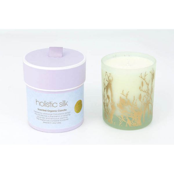 Holistic Silk Deeply Relaxing Scented Candle Immagine di Holistic Silk Deeply Relaxing Scented Candle