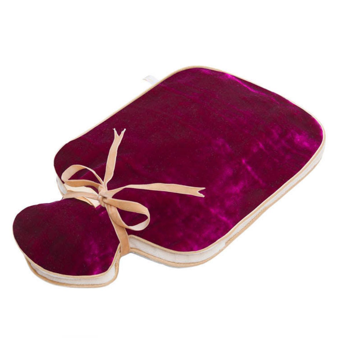 Image of Holistic Silk Hot Water Bottle Pink Velvet