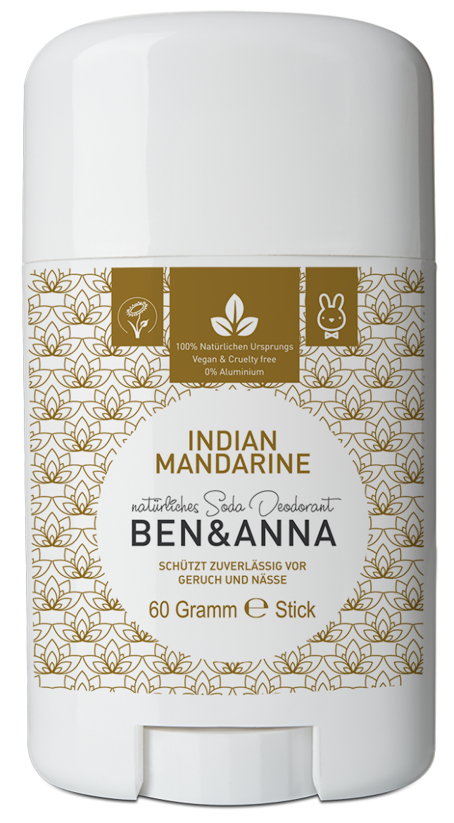 Image de Ben & Anna Indian Mandarine - Stick (60g)