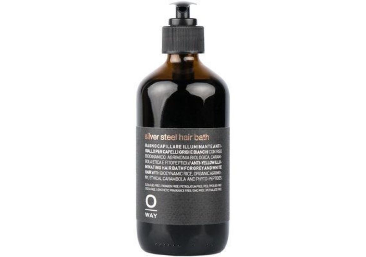 Image of OWAY  OW Men Silver steel hair bath (240ml)