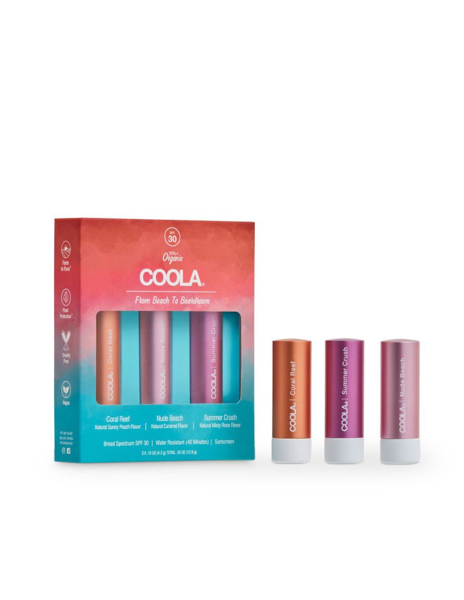 Bild von Coola Tinted Mineral Liplux SPF 30 Trio (12,6g)