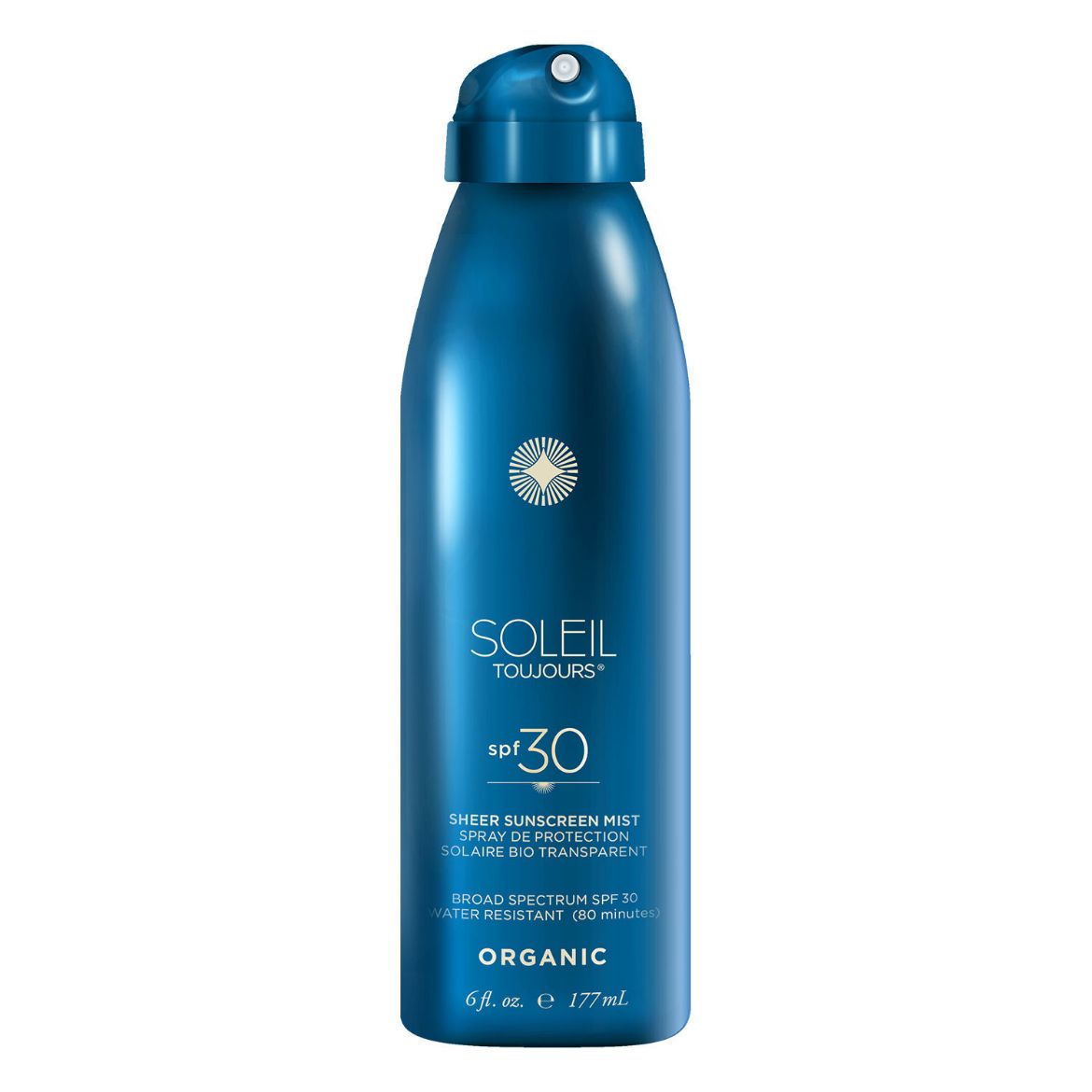 Immagine di Soleil Toujours Organic Sheer Sunscreen Mist SPF 30 (177ml)