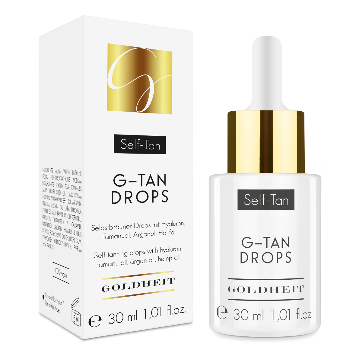 Image of Goldheit G-Tan Drops (30ml)