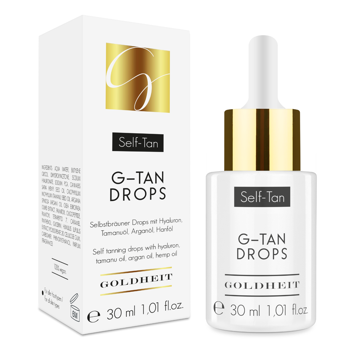 Image de Goldheit G-Tan Drops (30ml)