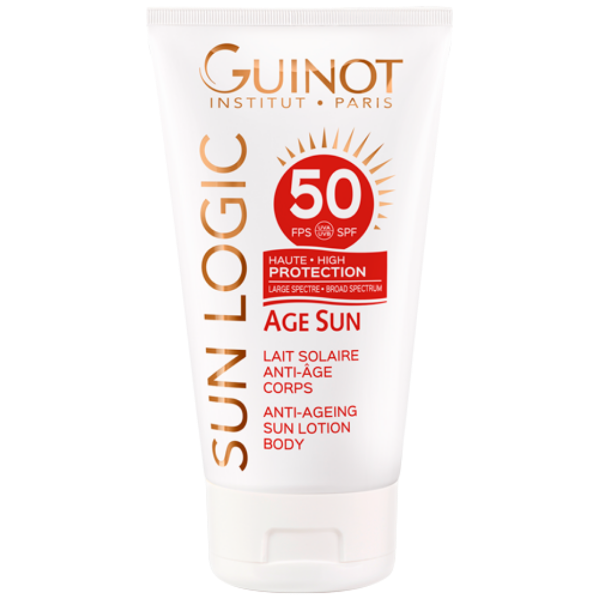 Immagine di Guinot Age Sun Lait Solaire Anti Age Corps SPF 50 (150ml)