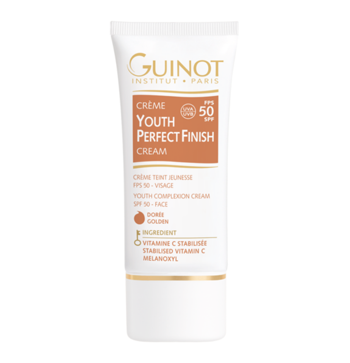 Image de Guinot Creme Youth Perfect Finish SPF 50 Dorée/Golden (30ml)