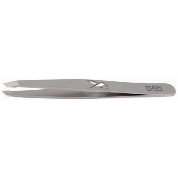 Rubis Tweezers Classic Pink Ribbon polished Image of Rubis Tweezers Classic Pink Ribbon polished