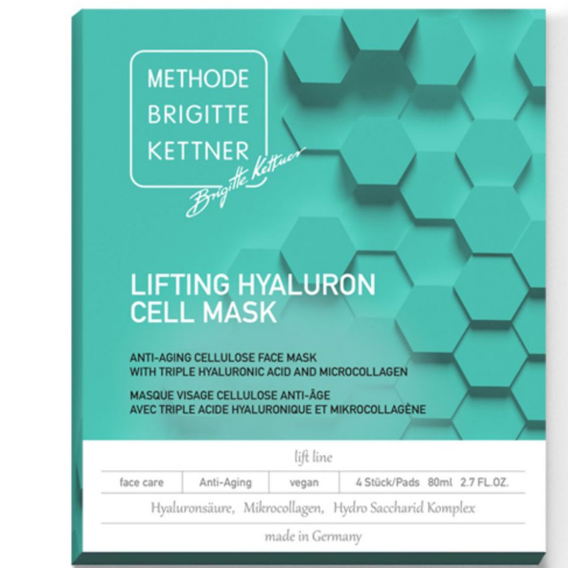 Immagine di Methode Brigitte Kettner Lifting Hyaluron Cell Mask (4 Stk.)