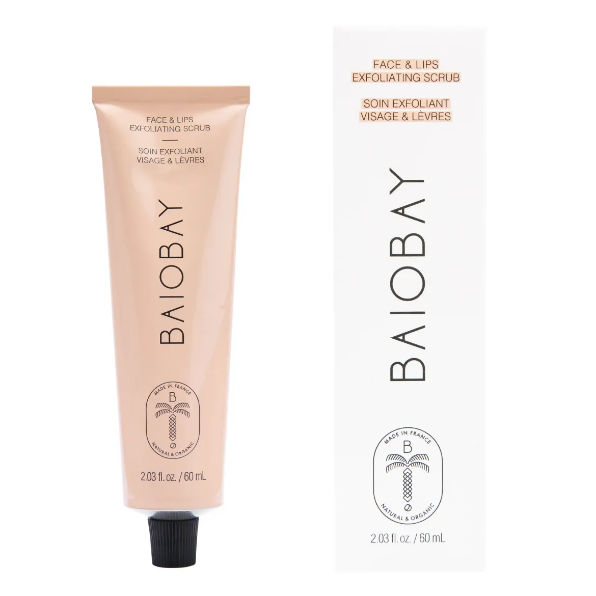 Image of Baiobay Face & Lips Exfoliating Scrub (60ml)