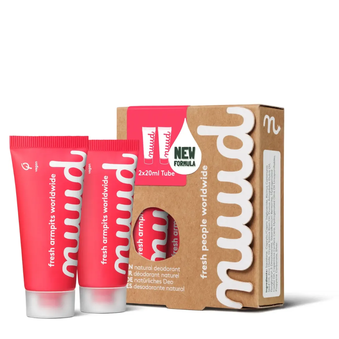 Image de nuud Natural Deodorant Kit (2x20ml)