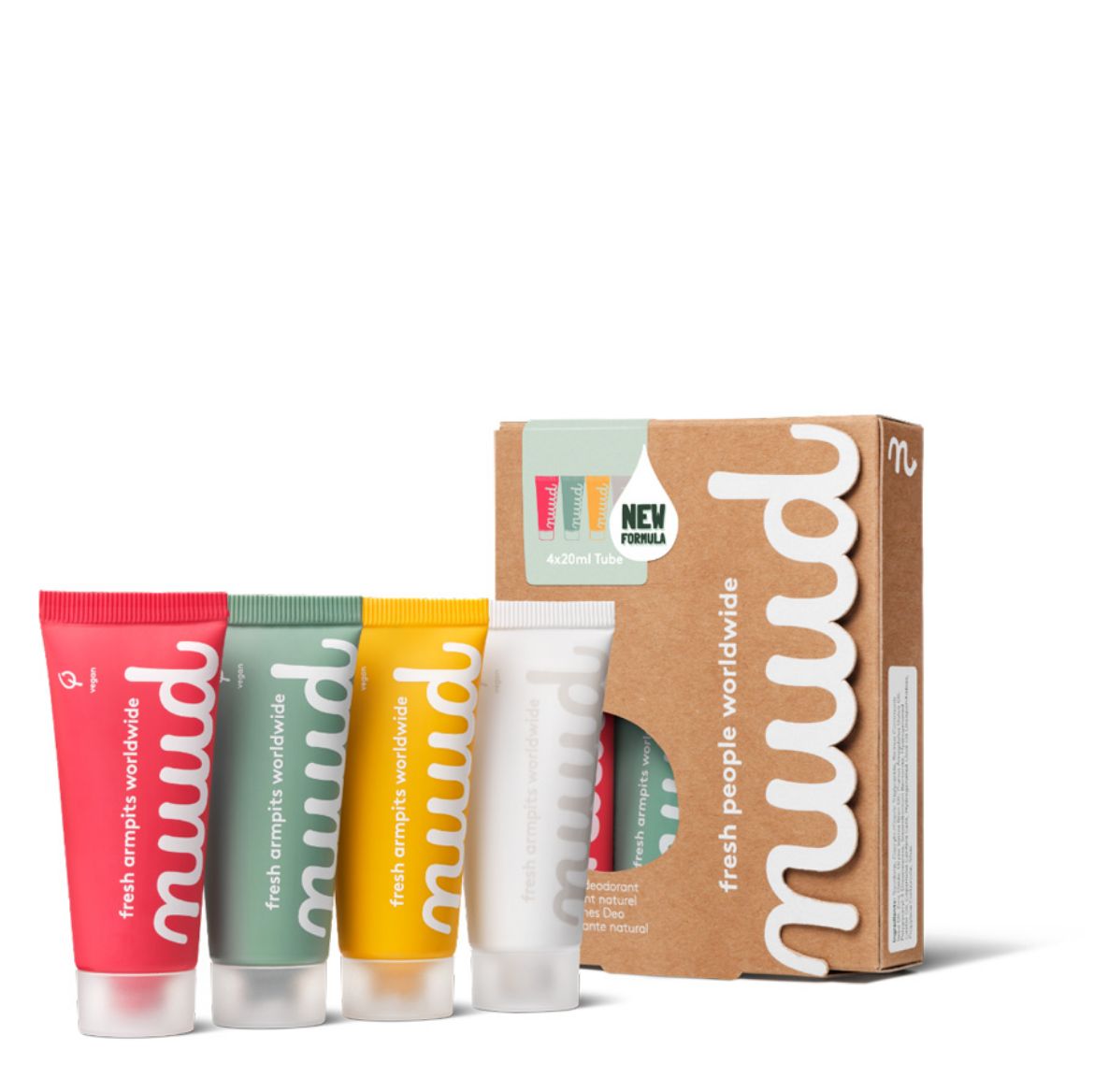 Image of nuud Natural Deodorant Family Pack (4x20ml)