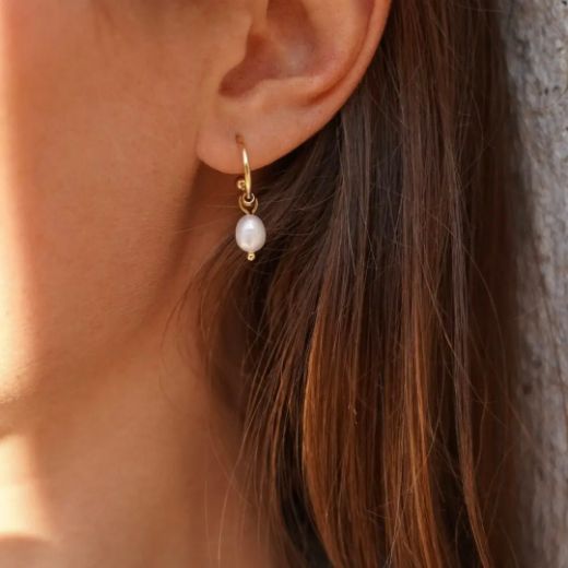 Image of Victoire Collection Earrings with freshwater pearls