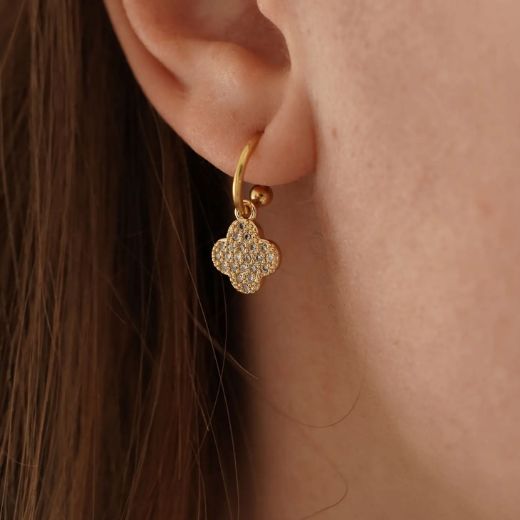 Image of Victoire Collection Earrings with Clover