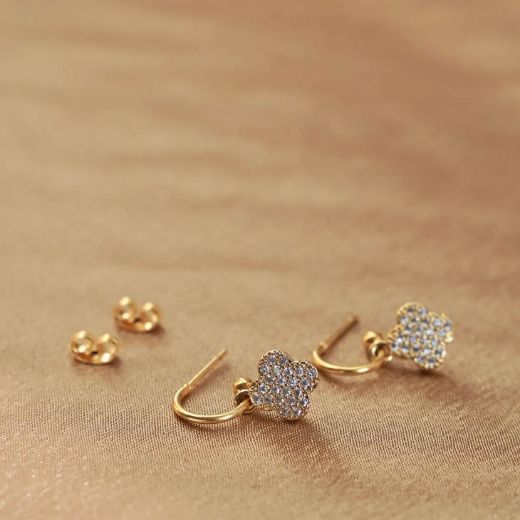 Image of Victoire Collection Earrings with Clover