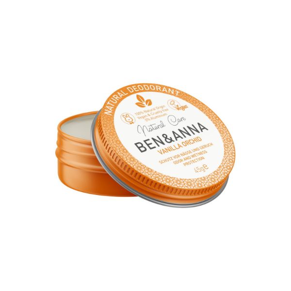Ben & Anna Vanilla Orchid - Metal Jar (45g) Image de Ben & Anna Vanilla Orchid - Metal Jar (45g)
