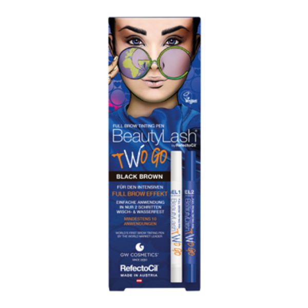 Full Brow Tinting Pen Two go Black Brown Image de Full Brow Tinting Pen Two go Black Brown